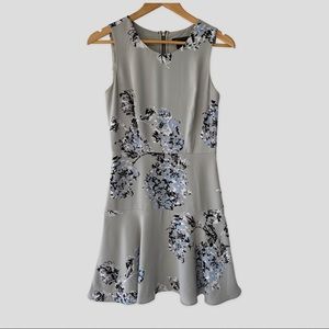 Armani Exchange Sleeveless Floral Print Gray Dress US2 ($170)